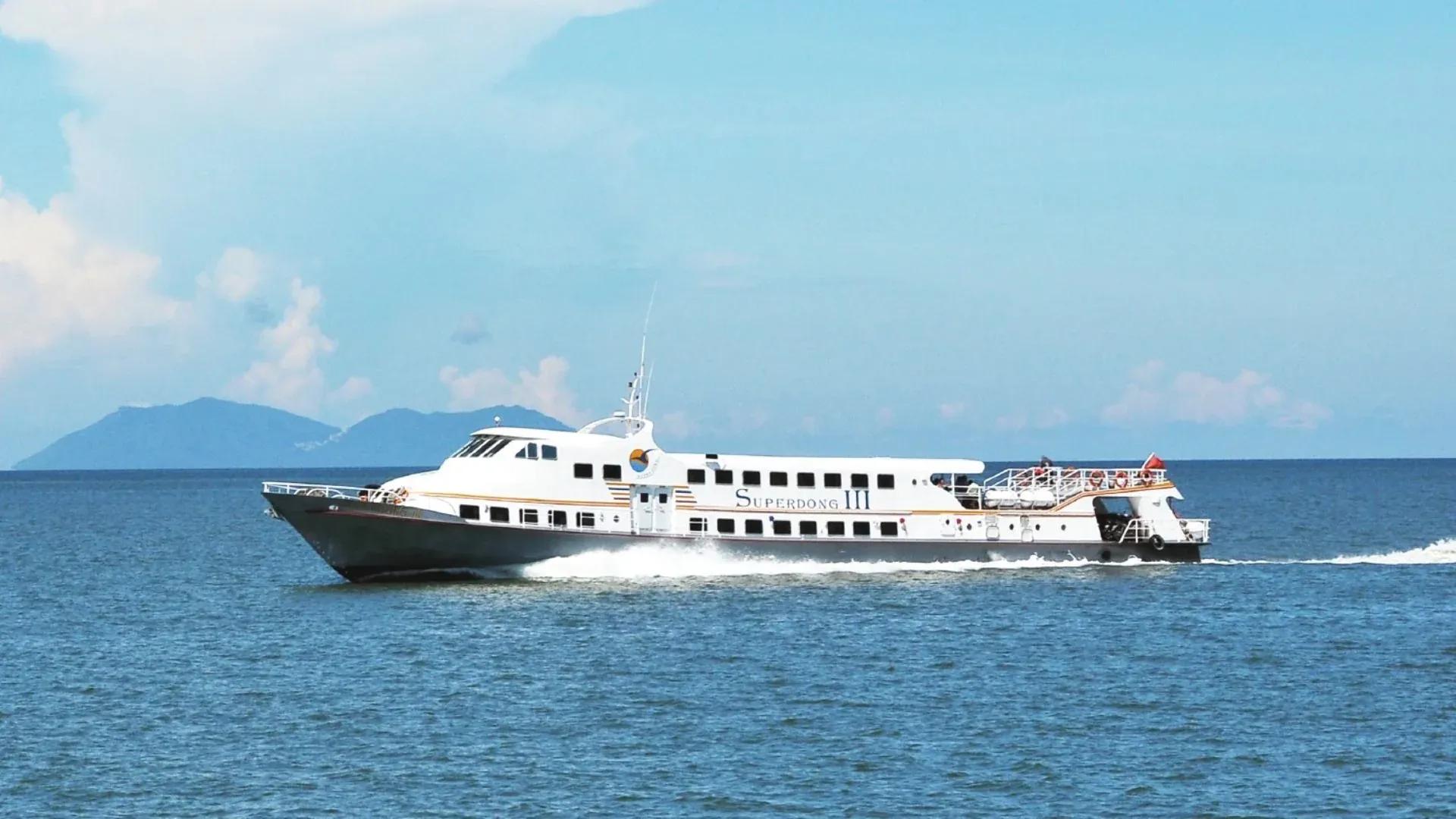 Tàu Hà Tiên Phú Quốc tàu Superdong đi Phú Quốc từ Hà Tiên